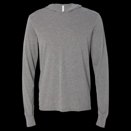 Unisex Jersey Hooded Long Sleeve Tee Thumbnail