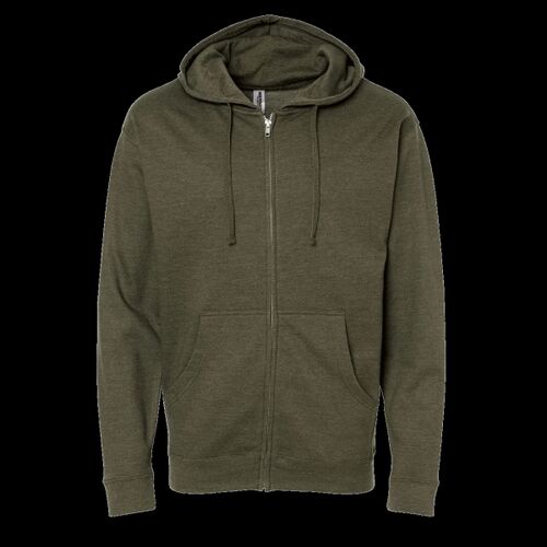 Midweight Full-Zip Hooded Sweatshirt Thumbnail